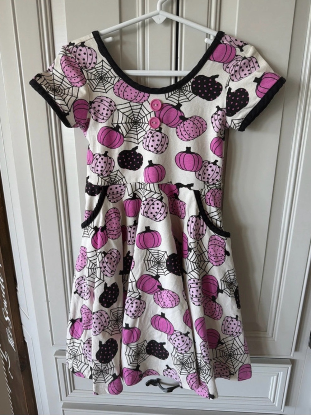 Eleanor Rose Pumpkin Print HALLOWEEN Dress